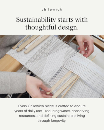 Chilewich Mini Basketweave Placemats, Round Woven Placemats Set of 4