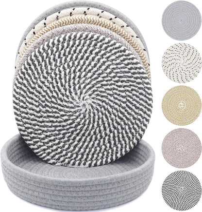 10 Inch Trivets for Hot Dishes, Hot Pots and Pans, 5 Pcs