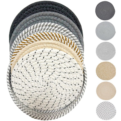 7 inch Heat Resistant Trivets for Hot Dishes, Hot Pots and Pans