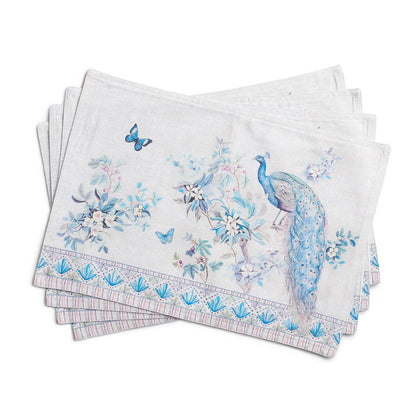 Maison d' Hermine Placemats Set of 4 Reusable 100% Cotton (13"x19")