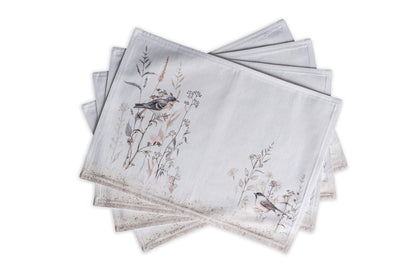 Maison d' Hermine Placemats Set of 4 Reusable 100% Cotton (13"x19")