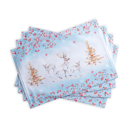 Maison d' Hermine Placemats Set of 4 Reusable 100% Cotton (13"x19")