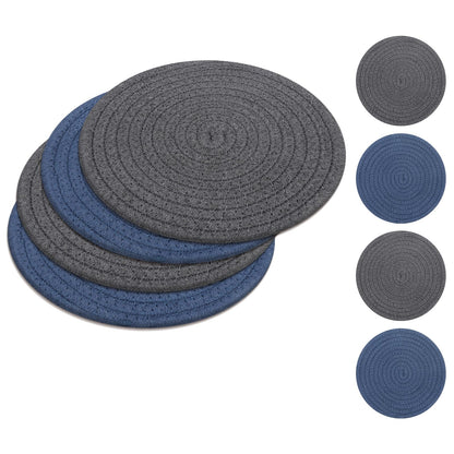 SHACOS 8 Inches Trivets for Hot Dishes, 4 Pieces