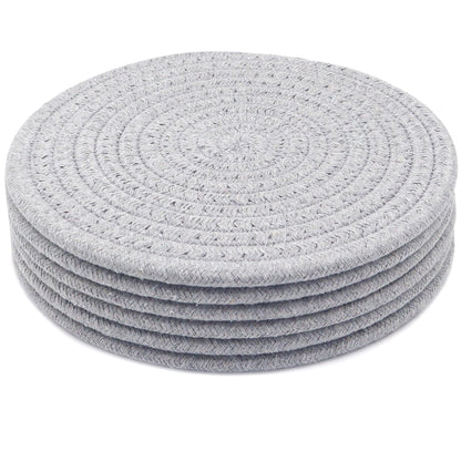 8 Inch Trivets for Hot Dishes, Hot Pots and Pans, 6 Pcs