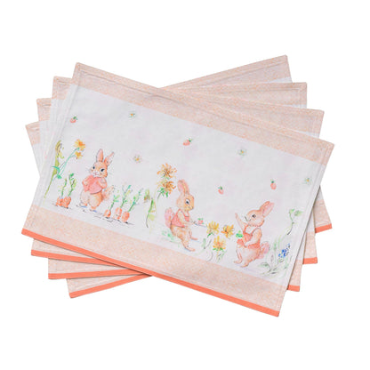 Maison d' Hermine Placemats Set of 4 Reusable 100% Cotton (13"x19")