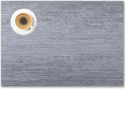 Placemats Set of 4 - Easy Clean Woven Vinyl Placemats for Dining Table, Indoor/Outdoor Place Mats, Washable PVC Table Mats（Caramel）