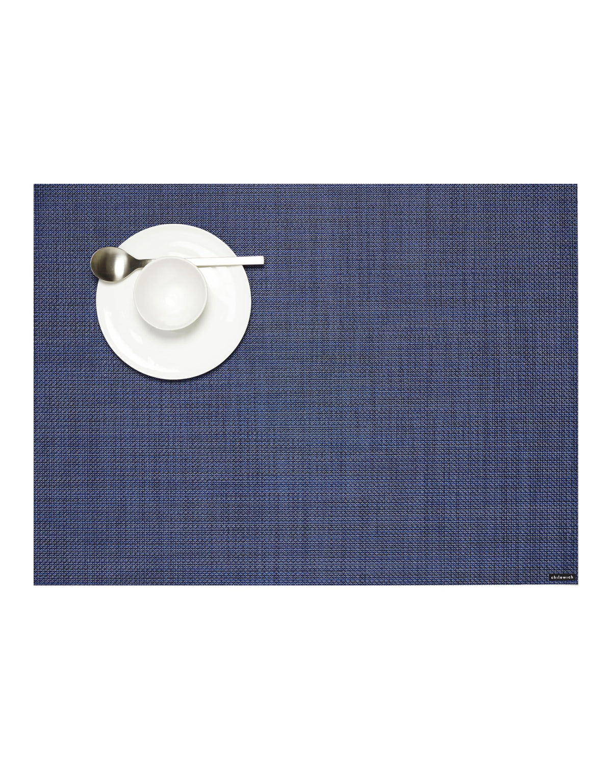Chilewich Mini Basketweave Placemats, Round Woven Placemats Set of 4