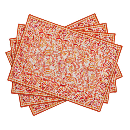 Maison d' Hermine Placemats Set of 4 Reusable 100% Cotton (13"x19")