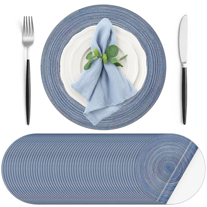Geosar 100 Pcs Disposable Paper Placemat Cotton Woven 13'', Beige