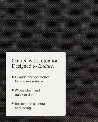 Chilewich Mini Basketweave Placemats, Round Woven Placemats Set of 4