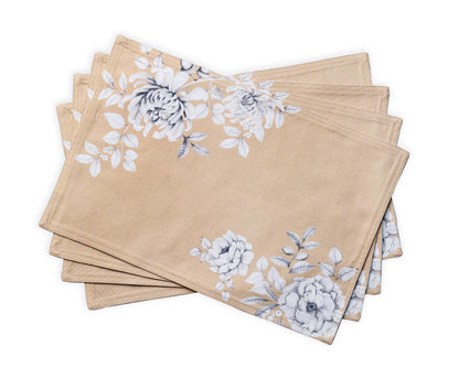 Maison d' Hermine Placemats Set of 4 Reusable 100% Cotton (13"x19")