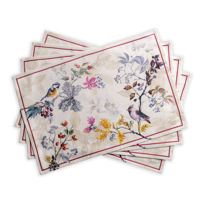 Maison d' Hermine Placemats Set of 4 Reusable 100% Cotton (13"x19")