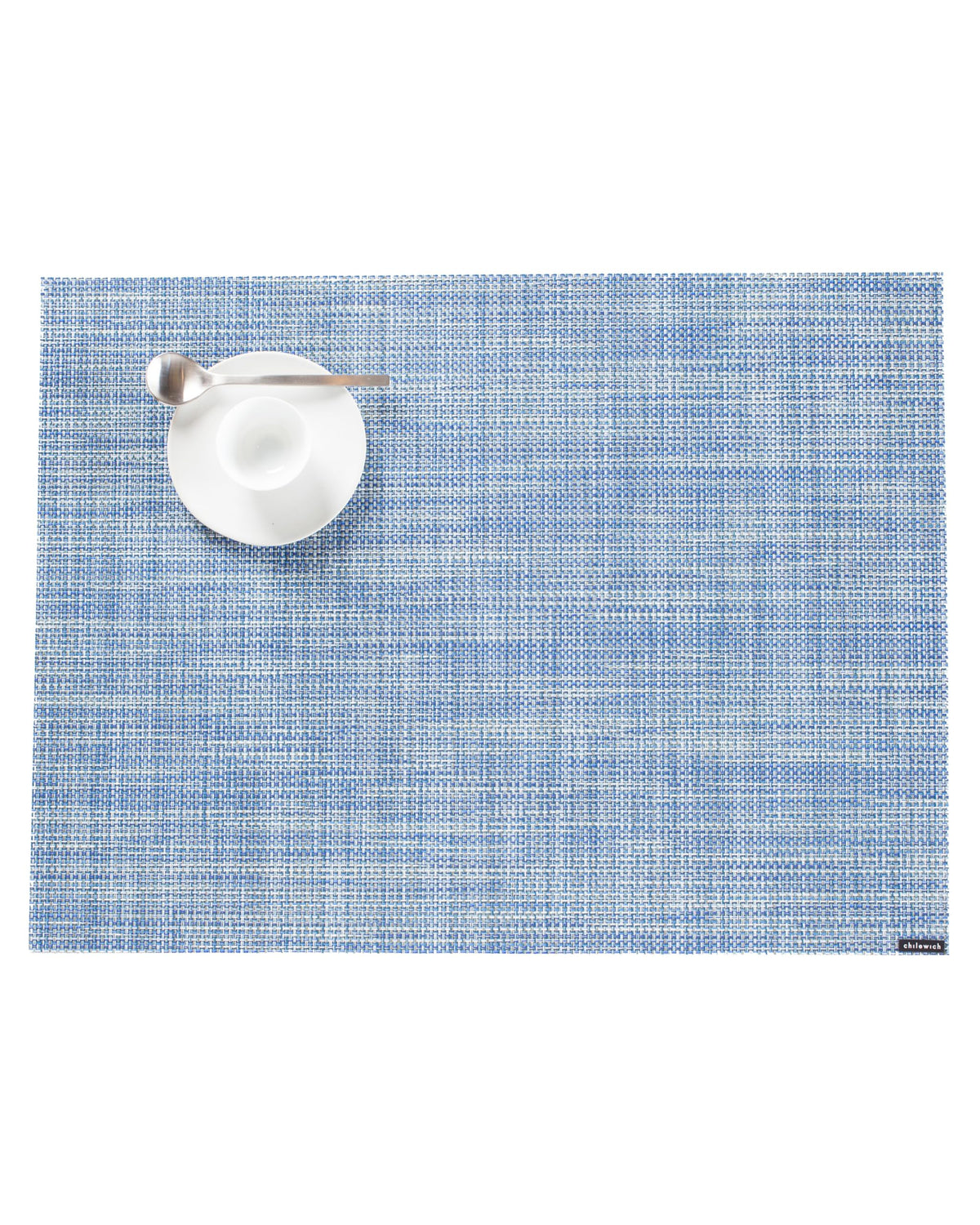 Chilewich Mini Basketweave Placemats, Round Woven Placemats Set of 4