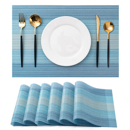Placemats Set of 4 Washable Indoor(Beige)