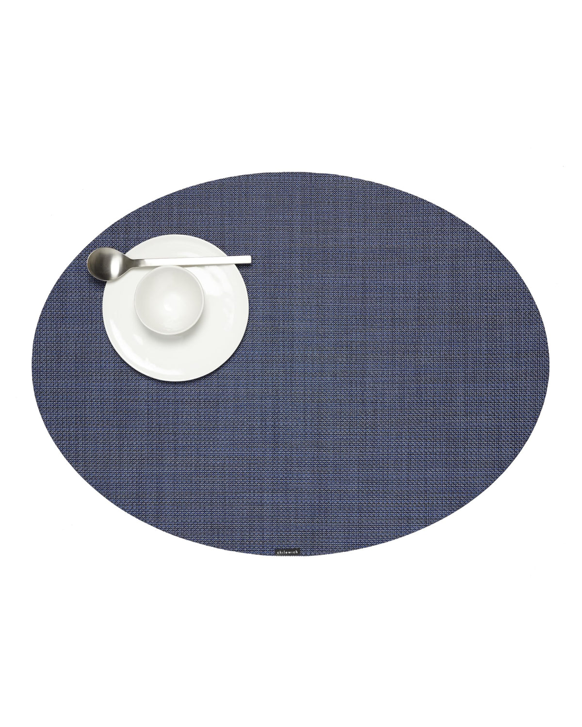 Chilewich Mini Basketweave Placemats, Round Woven Placemats Set of 4