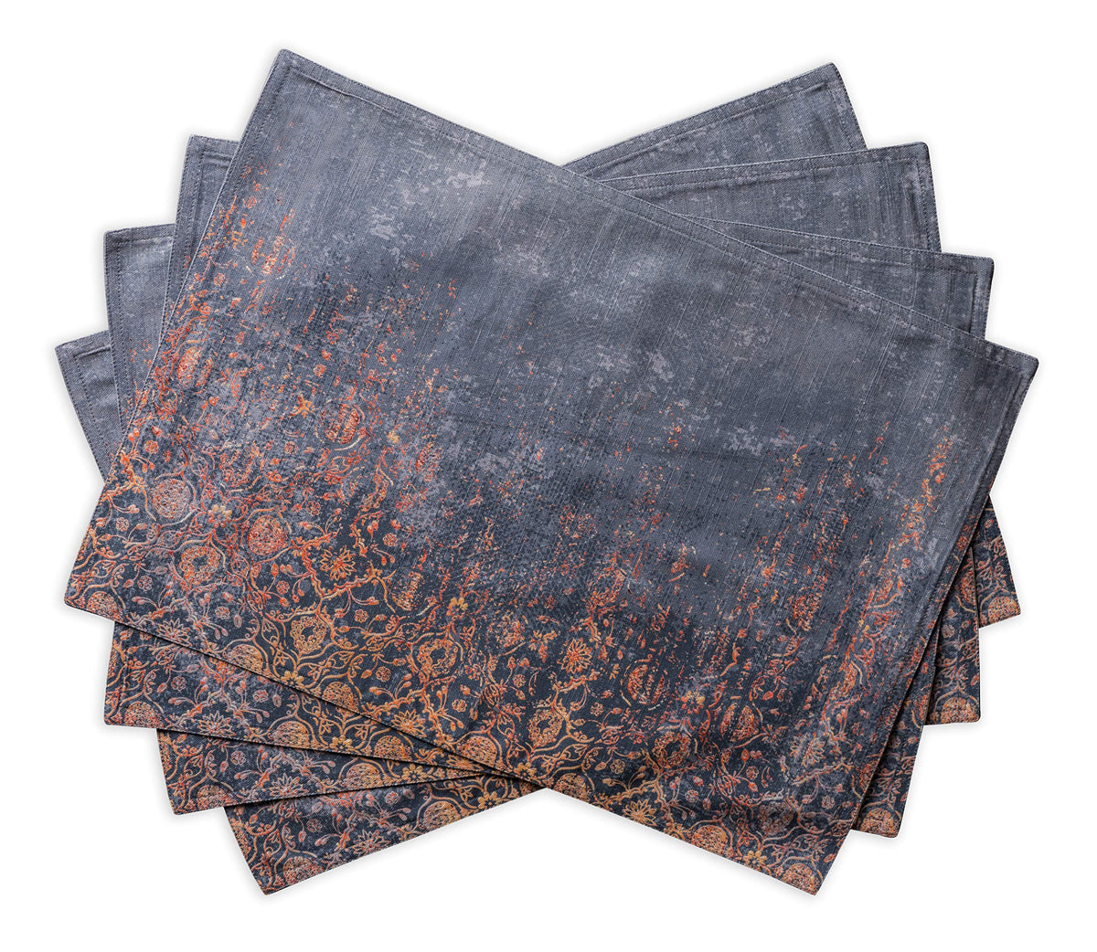 Maison d' Hermine Placemats Set of 4 Reusable 100% Cotton (13"x19")