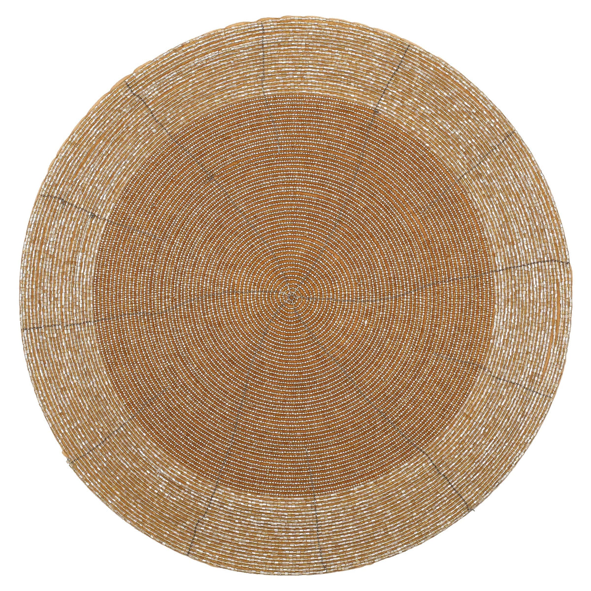 Beaded Placemats 13 Inch Round, Decorative Charger Placemats